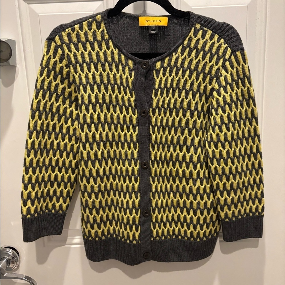 St. John wool sweater small
